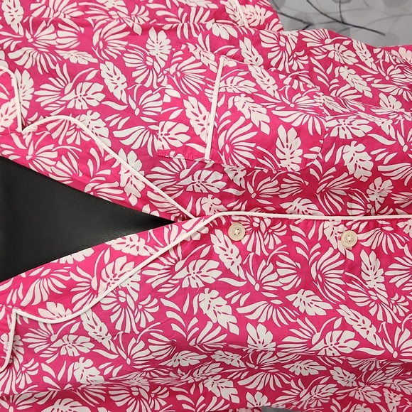 J. Crew Palm Cotton PJ Set - Picture 4 of 7